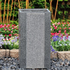 Decorative granite stone flower pots and planters