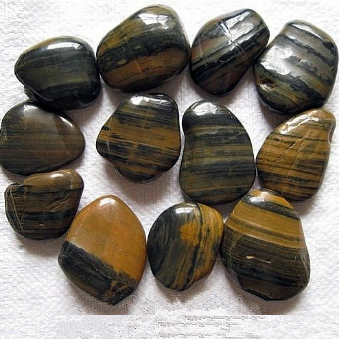 Big discounting Bathtub Manufacturers -
 High Polished Striped Pebble Stone, 2-4cm / 3-5cm / 5-8cm  – Magic Stone